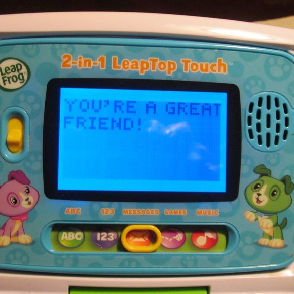 LeapFrog My Own Kids Infant Laptop Toddler Baby Toys Kids Alphabet Leaptop WORKS - Picture 2 of 5